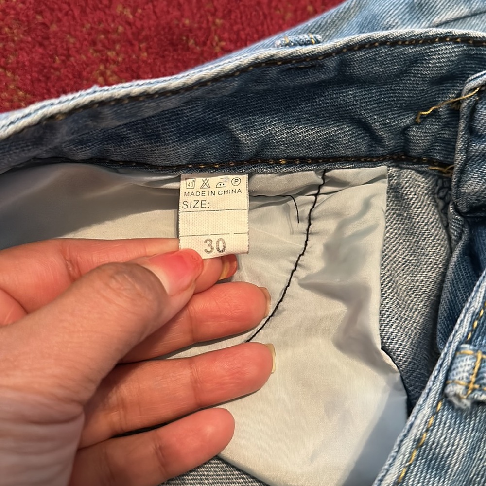 Blue Ripped Jeans - Picture 2 of 12